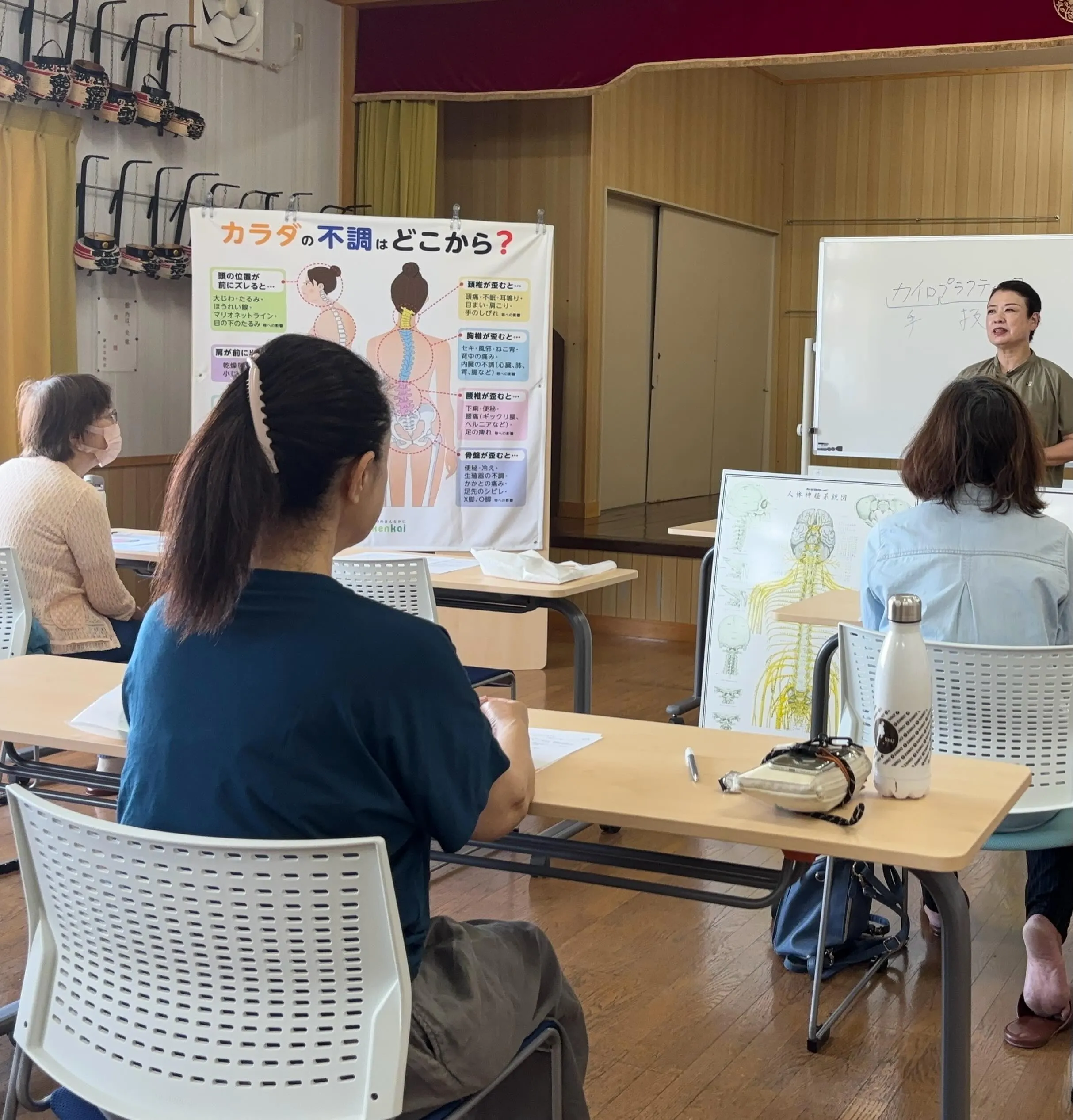 先週の月曜日は地元企業様の健康講座と水曜日は地元企業様の定期...