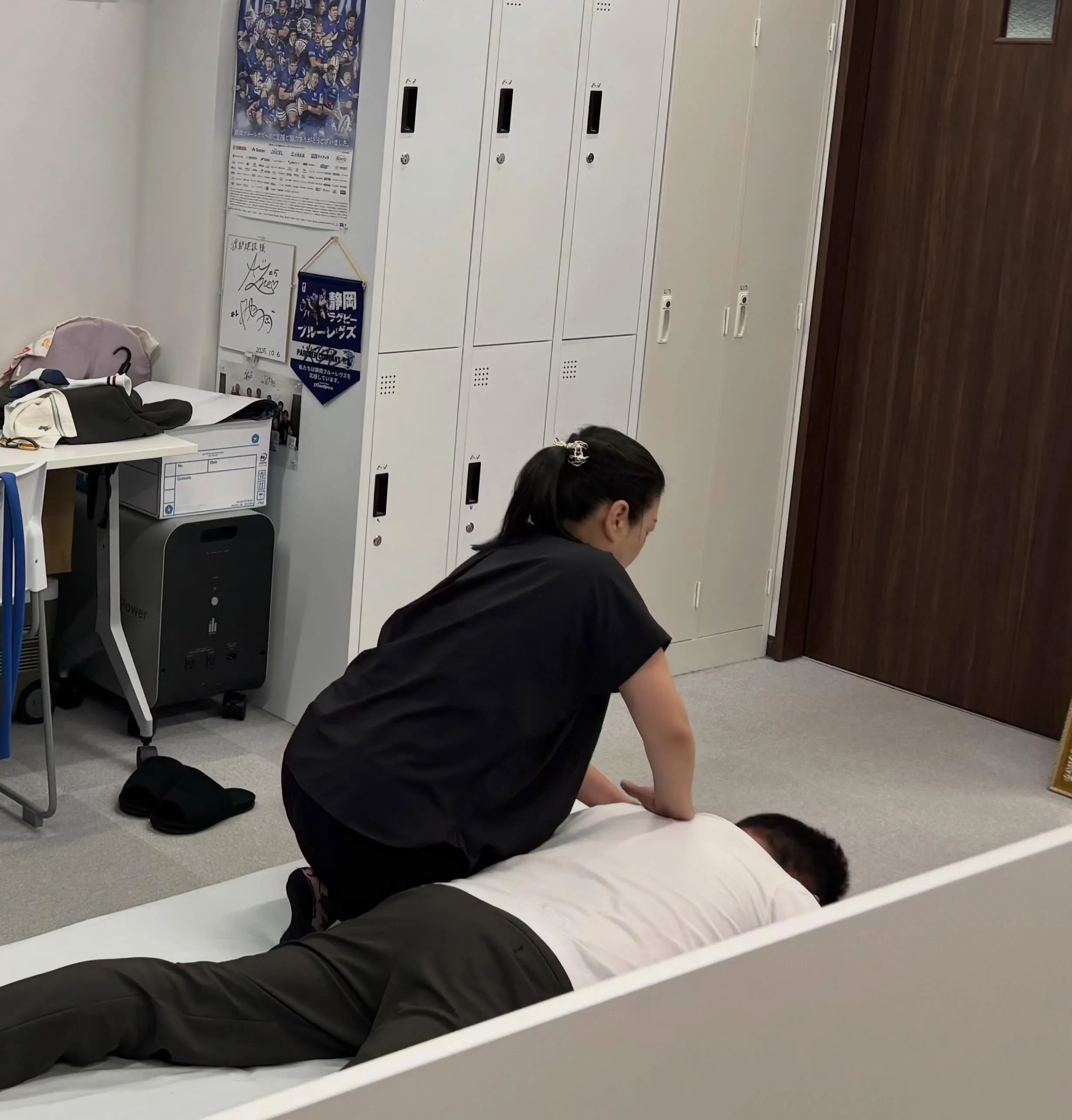 先週の月曜日は地元企業様の健康講座と水曜日は地元企業様の定期...